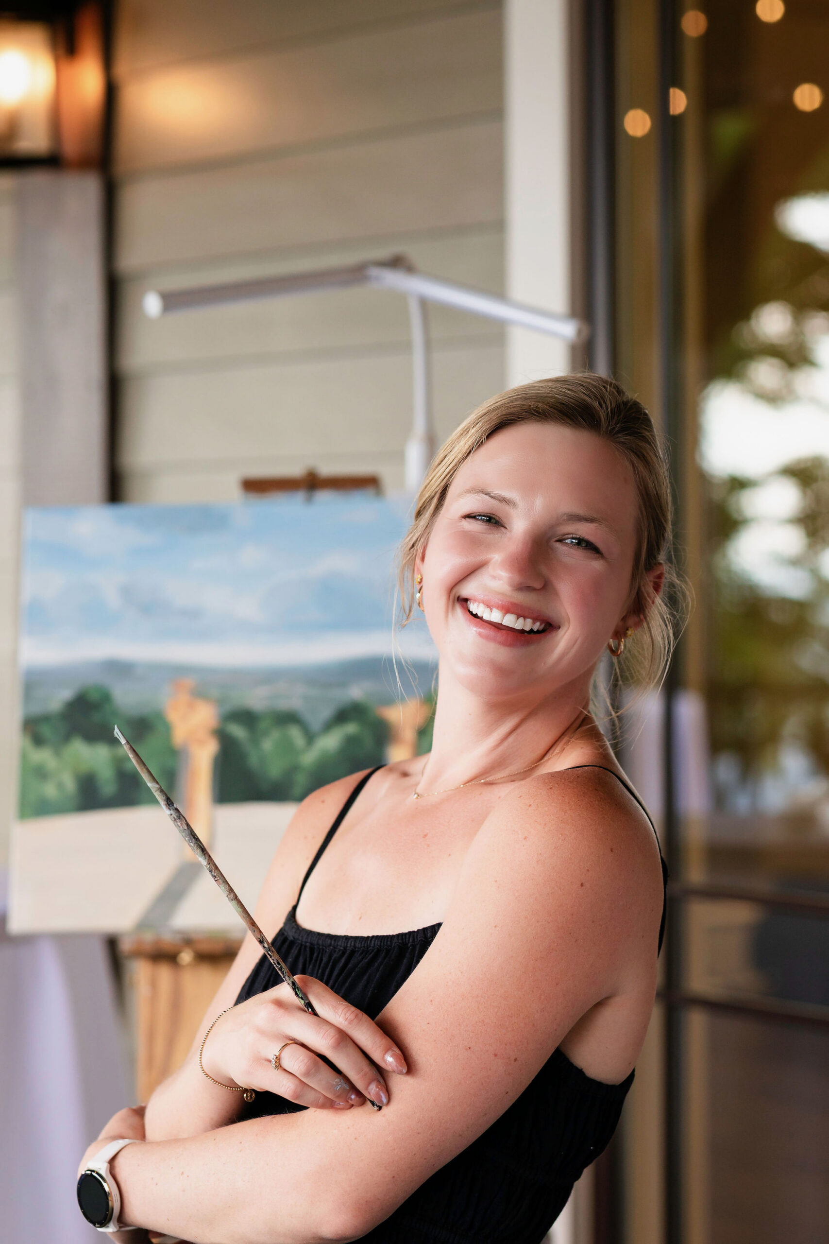 Charleston Live wedding painter